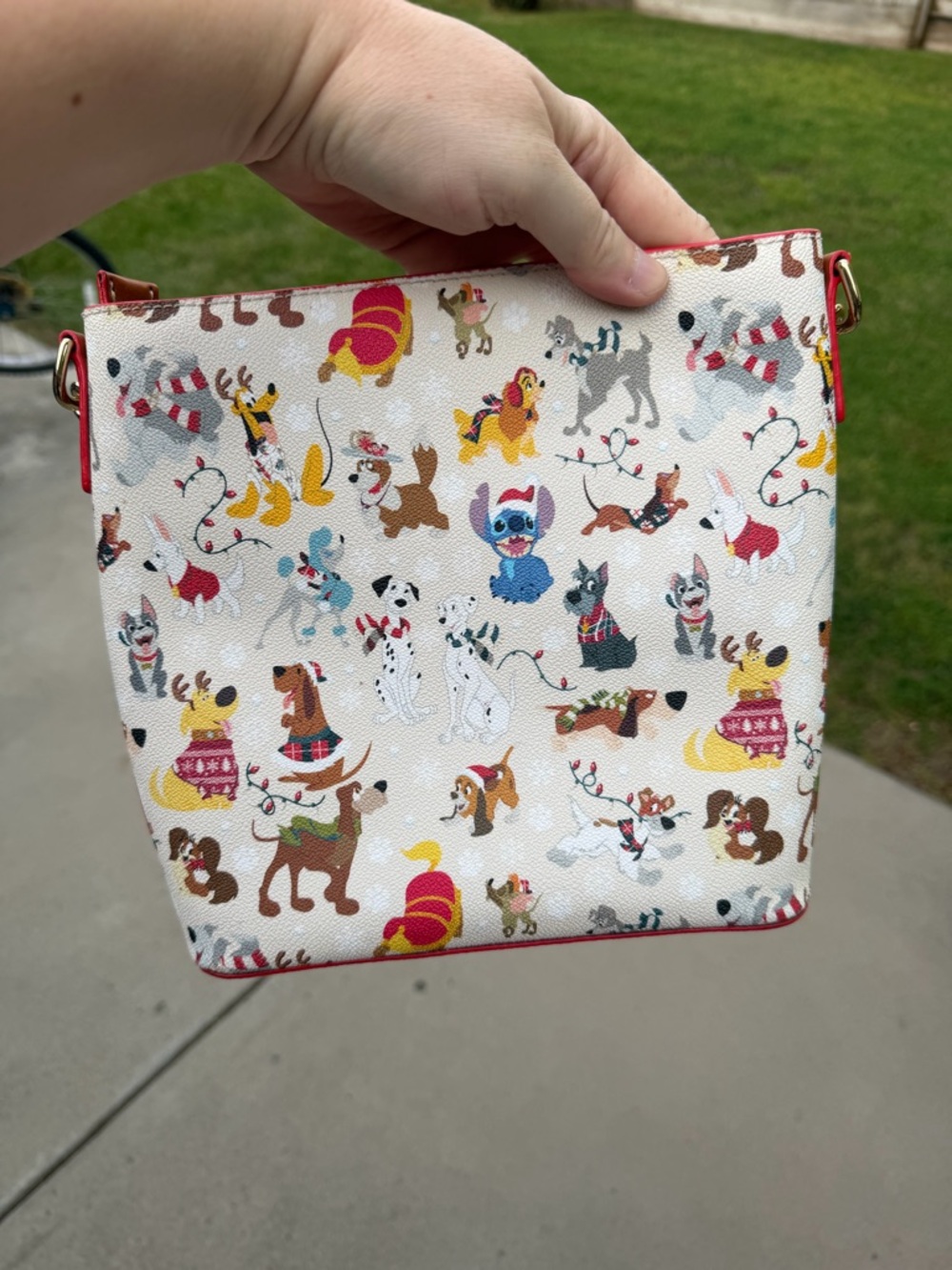Dooney & Bourke Disney Dogs Christmas Crossbody - Picture 2 of 7